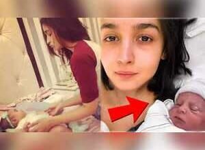 Alia Bhatt की बेटी के जन्म बाद वायरल हुई बेबी के साथ तस्वीर,आलिया की पहली तस्वीर आई सामने
