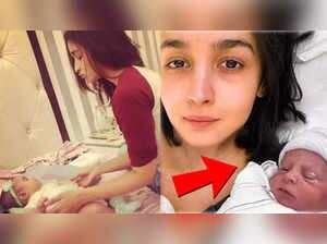 Alia Bhatt की बेटी के जन्म बाद वायरल हुई बेबी के साथ तस्वीर,आलिया की पहली तस्वीर आई सामने