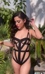 URFI JAVED BLACK DRESS PHOTO