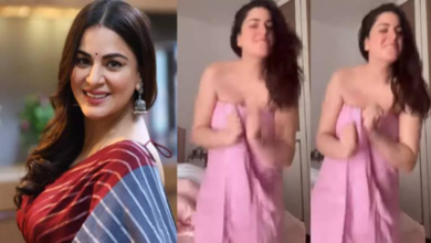 संस्कारी बहु श्रद्धा आर्या ने सबके सामने बदले कपड़े, हॉट फिगर देख लोग हुए दीवाने