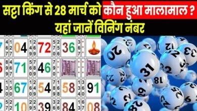 Satta King Result : सट्टा-किंग के 29 मार्च 2023 के वो लकी नंबर जिसके बाद लोग हुए मालामाल