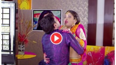 अपनी पत्नी Aamrapali को टेबल पर लेटाकर Nirahua ने किया खूब रोमांस, छूटा पसीना