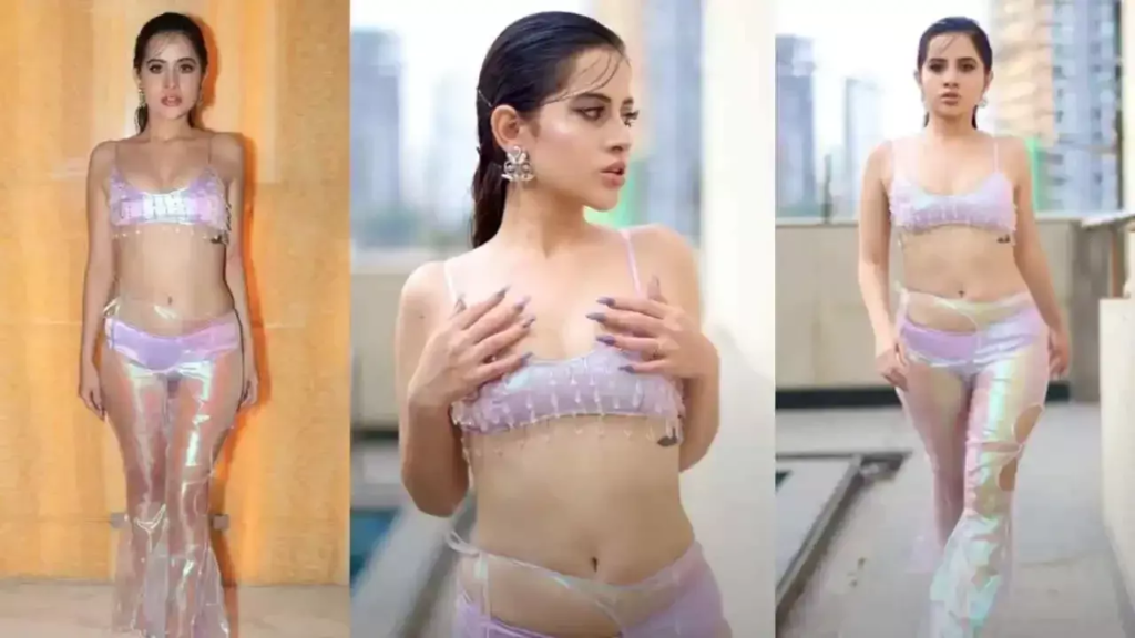 सफ़ेद ट्रांसपेरेंट ड्रेस में रंगों से खेलती नजर आई उर्फी, थोड़ा-थोड़ा कर पूरे शरीर में लगाया गुलाल, एक टक देखते रहे फैंस, देखें वीडियों…