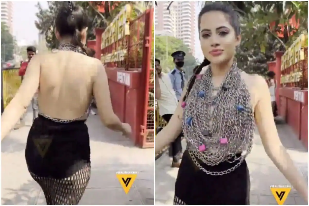 Urfi Javed Wears Just Chains And Netted Skirt, Trolls Say ‘Desh Badal Raha Hai’ Urfi Javed Wears Just Chains And Netted Skirt, Trolls Say ‘Desh Badal Raha Hai’