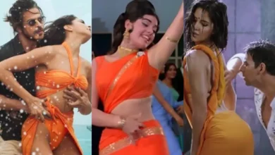 दीपिका पादुकोण से लेकर कटरीना कैफ तक, जब फिल्मों में एक्ट्रेसेज ने पहना भगवा रंग