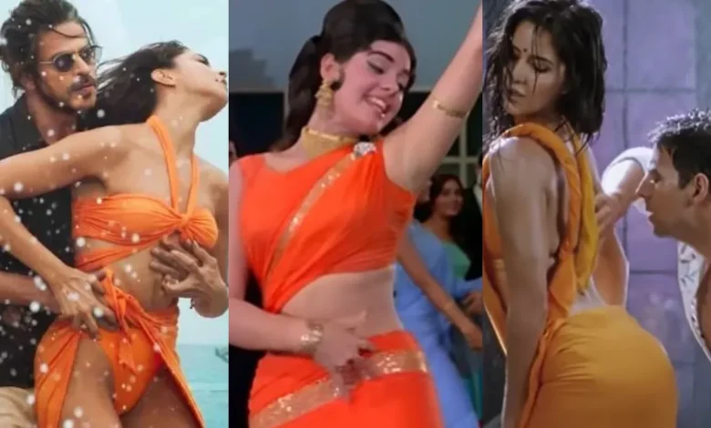 दीपिका पादुकोण से लेकर कटरीना कैफ तक, जब फिल्मों में एक्ट्रेसेज ने पहना भगवा रंग