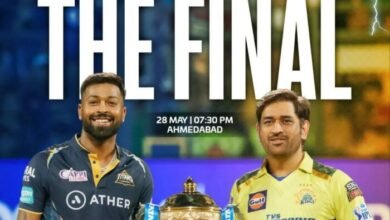 CSK VS GT,IPL 2023 Final Live : MS धोनी ने जीता टॉस, पहले बैटिंग करेगी हार्दिक की गुजरात, यहाँ देखें दोनों टीमों की प्लेइंग इलेवन CSK VS GT,IPL 2023 Final Live : MS धोनी ने जीता टॉस, पहले बैटिंग करेगी हार्दिक की गुजरात, यहाँ देखें दोनों टीमों की प्लेइंग इलेवन