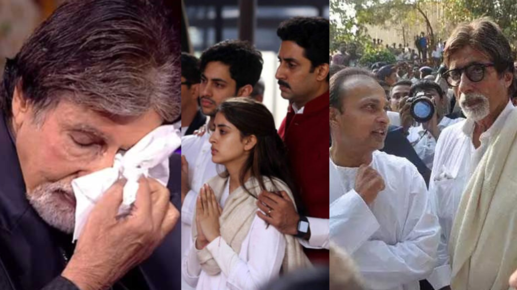 अमिताभ बच्चन बहा रहे है इस समय फुट-फुटकर आँसू, मना रहे है अपने इस करीबी के स्वर्गवास का अफ़सोस ये है पूरी खबर