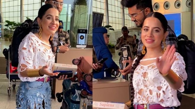 Urfi Javed के इस नए अजीबों गरीब फेशन ने उढ़ाये सभी के होश, हर जगह से फटे हुए कपड़ो में आई नज़र, यहाँ देखे वायरल तस्वीरें