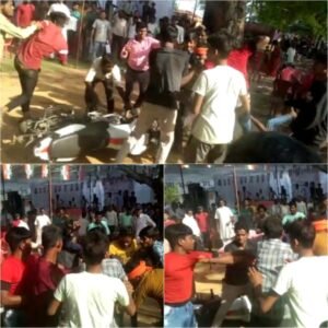 आपस में भिड़े कांग्रेसी कार्यकर्ता, जमकर चले लात-घूंसे, देखें मारपीट का वायरल वीडियो