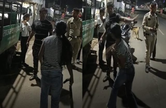 Video : बीच सड़क गर्लफ्रेंड के साथ रंगरेलियां मना रहा था पति, अचानक आ धमकी पत्नी, चमड़े की बेल्ट से कर दी जमकर धुलाई, देखें वीडियों…